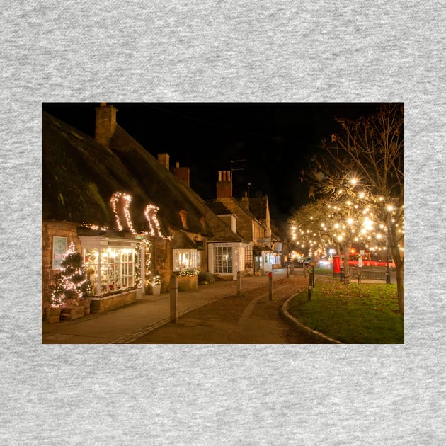 Broadway Christmas Lights Cotswolds Worcestershire by Andy Evans Photos